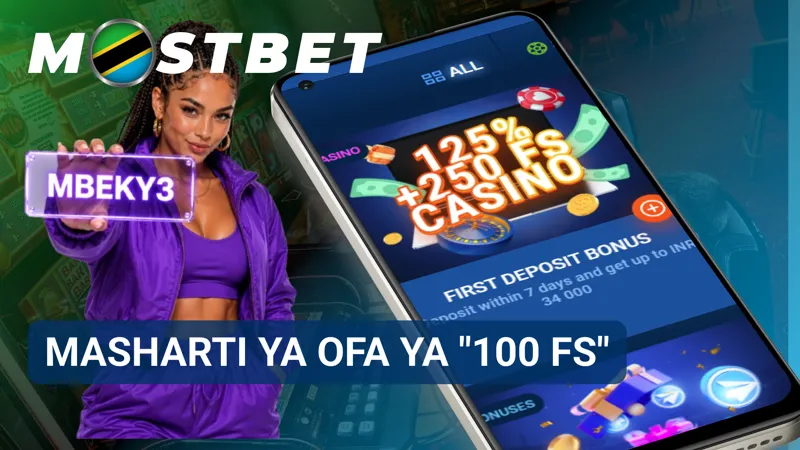 Masharti ya ofa ya 100 FS yameorodheshwa wazi kwenye ukurasa wa MostBet pamoja na maelezo ya matumizi.