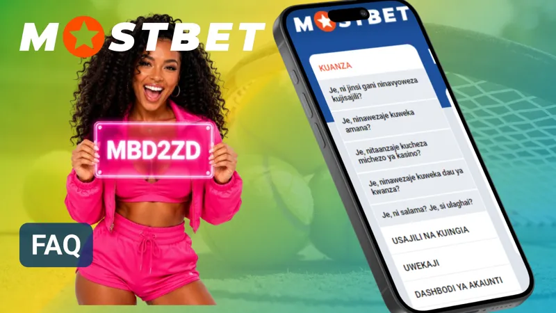 Kituo cha maswali ya mara kwa mara kinatoa majibu kwa mada muhimu kuhusu kasino ya MostBet.