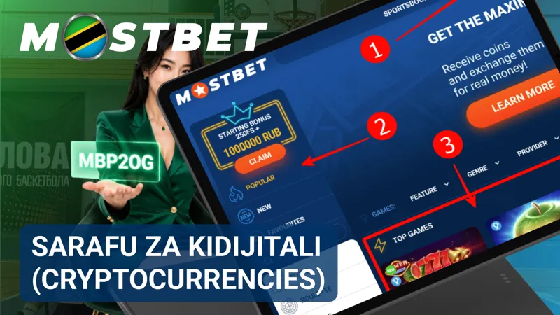 Sarafu za kidijitali zinaonekana miongoni mwa mbinu za kuhamisha fedha kwenye MostBet.
