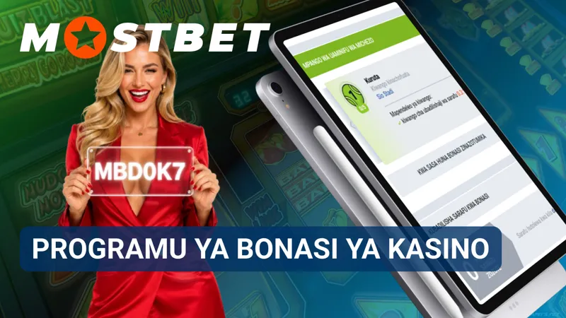 Zawadi za kasino huambatana na michezo mbalimbali inayopatikana kwenye jukwaa la Mostbet.