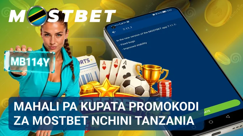 Kurasa za promosheni na arifa za MostBet zinaonyesha maeneo ya kutafuta misimbo inayopatikana.
